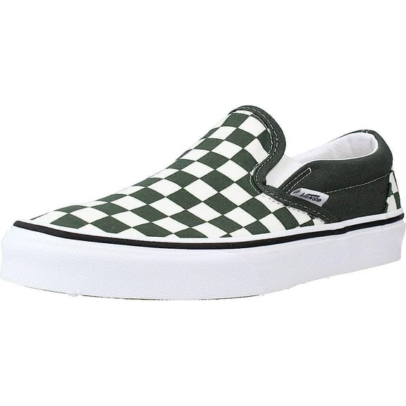 Vans Classic Slip-On Unisex Shoes Size 4.5, Color: Grey/White