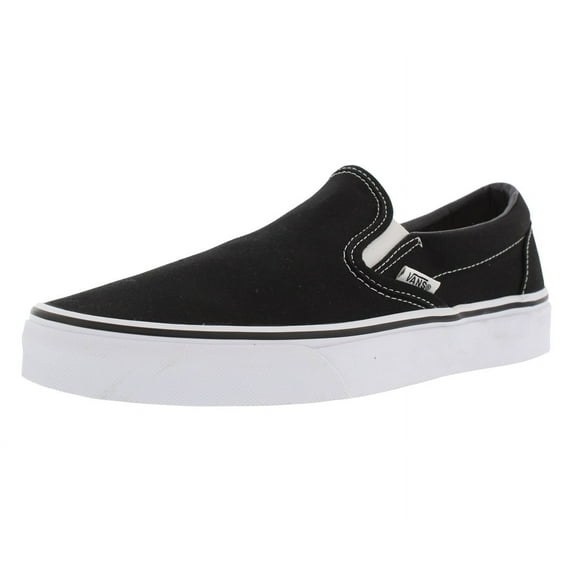 Vans Classic Slip On Unisex Shoes Size 9.5, Color: Black/White