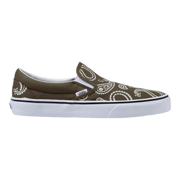 Vans Classic Slip On - Peace Paisley Grape Leaf / True White VN0A5JMHB0F Men's Size 4.5