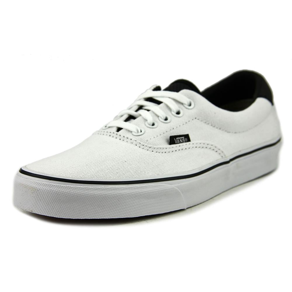 Vans Era 59 Men Round Toe Canvas White Skate Shoe