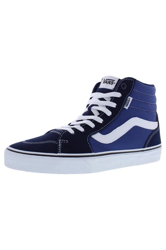 Filmore High Mens Shoes Size 8, Color: Navy/White