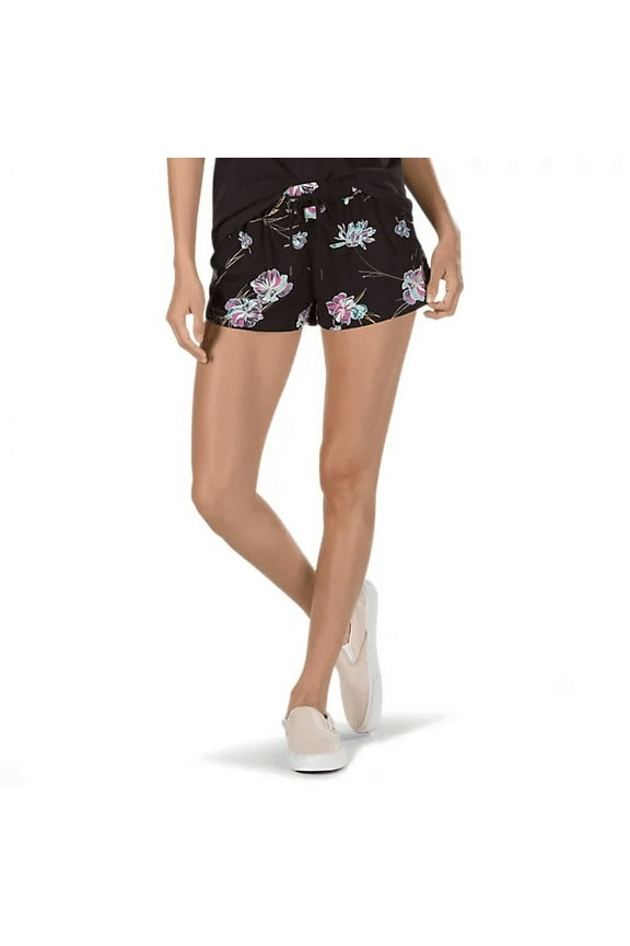 Janek II Black Floral Women's Shorts Size XS