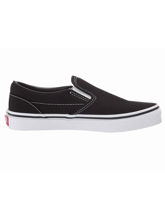 Kids Classic Slip-On (Little Kid/Big Kid) Black/True White 1 Little Kid M