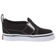 Vans Kids Slip-On V Infant/Toddler Canvas Black/True White
