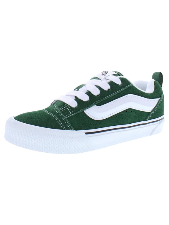 Knu Skool Suede GS Boys Shoes Size 4, Color: Eden