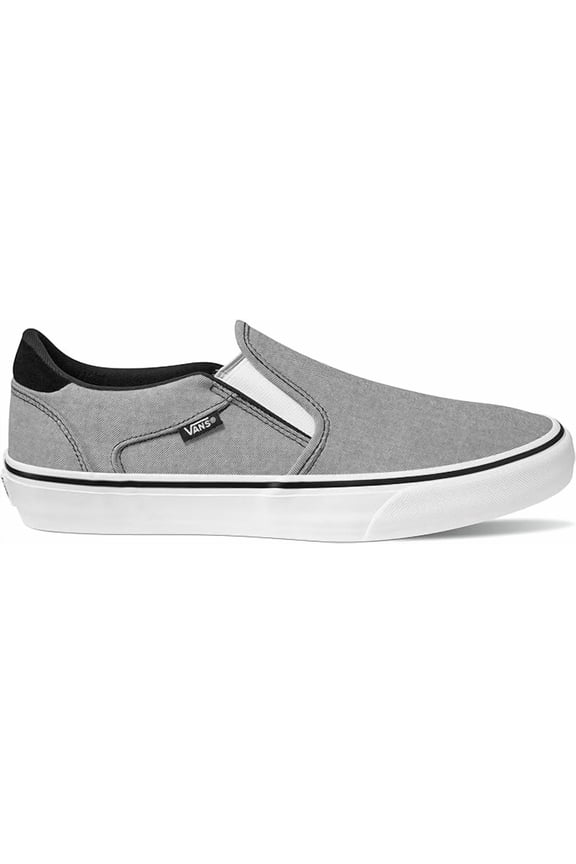 Men's Asher Deluxe Slip On Sneaker (Summer Canvas Black) Size 12
