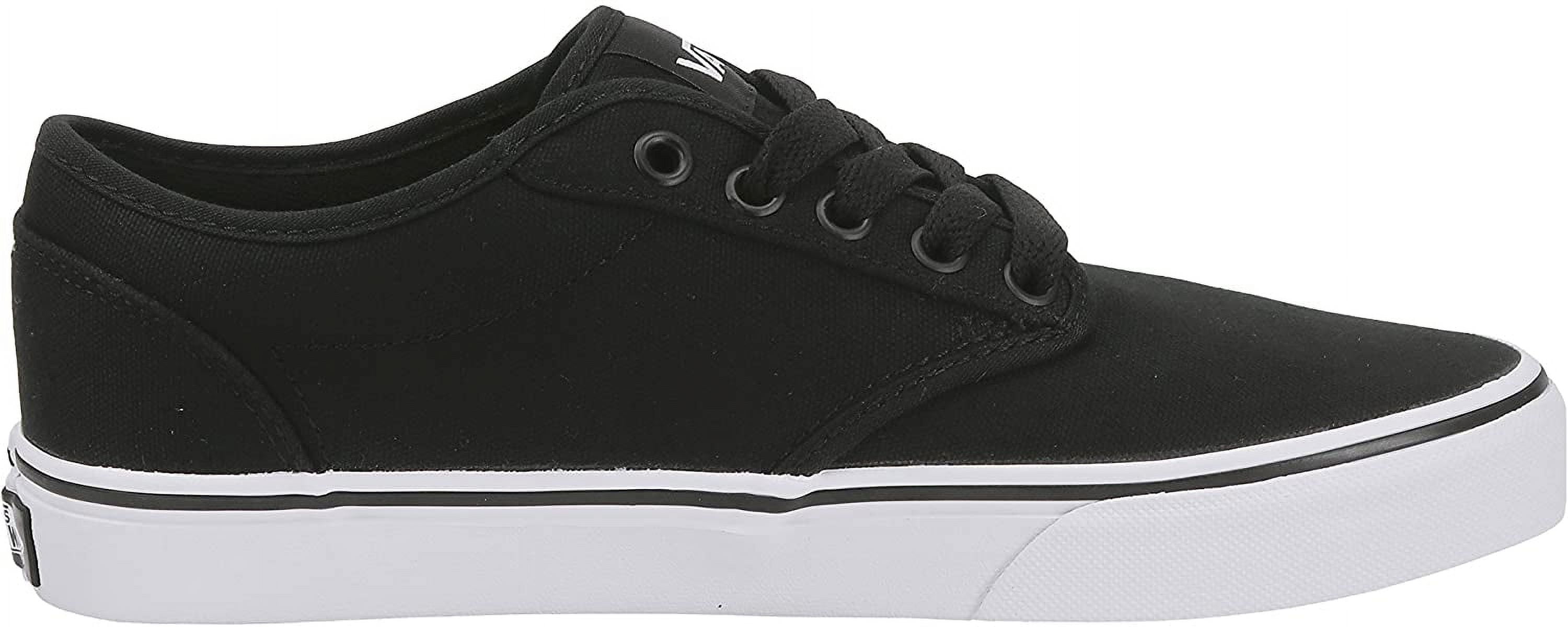 Vans Men's Atwood Canvas Skate Shoes Black/White - Walmart.com