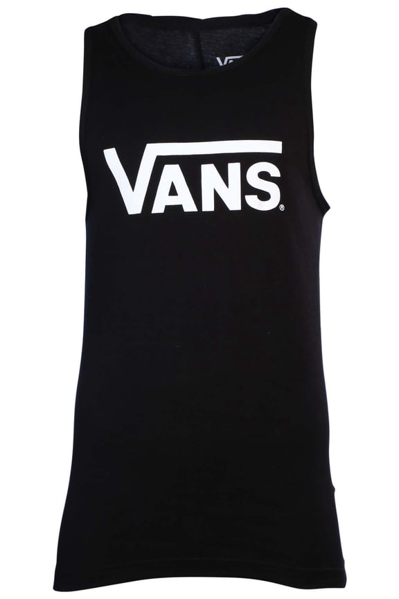 Men's Classic Logo Skateboarding Tank Top-Black