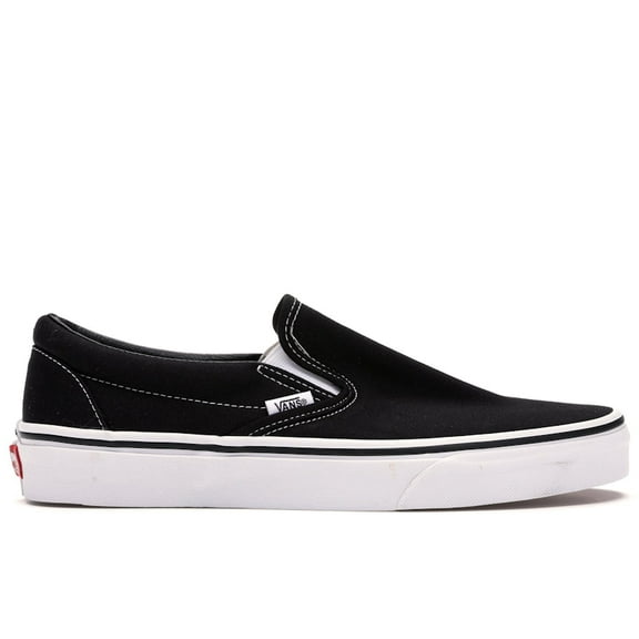Vans Men's Classic Slip On Black Shoes, from StockX
