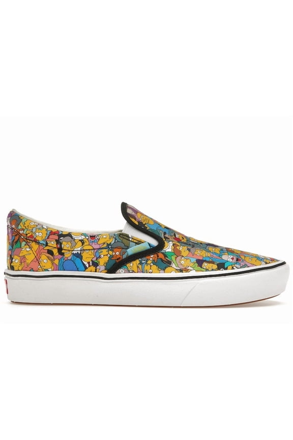 Men's Comfycush Slip-On The Simpsons Collage Shoes, from StockX