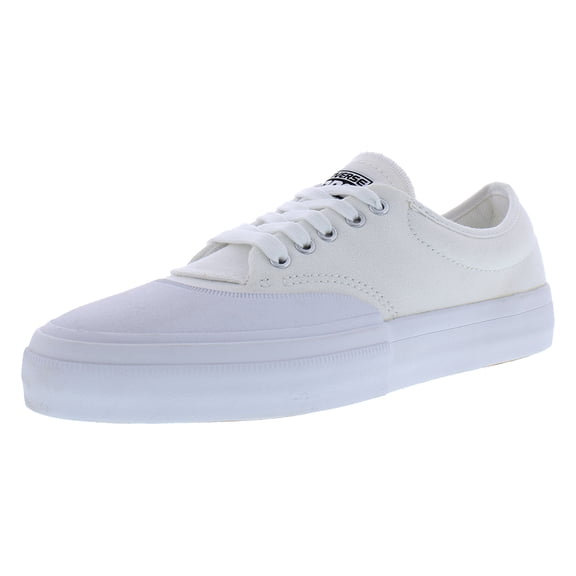 Converse Crimson Canvas Ox Unisex Shoes Size 7.5, Color: White/Black/Natural