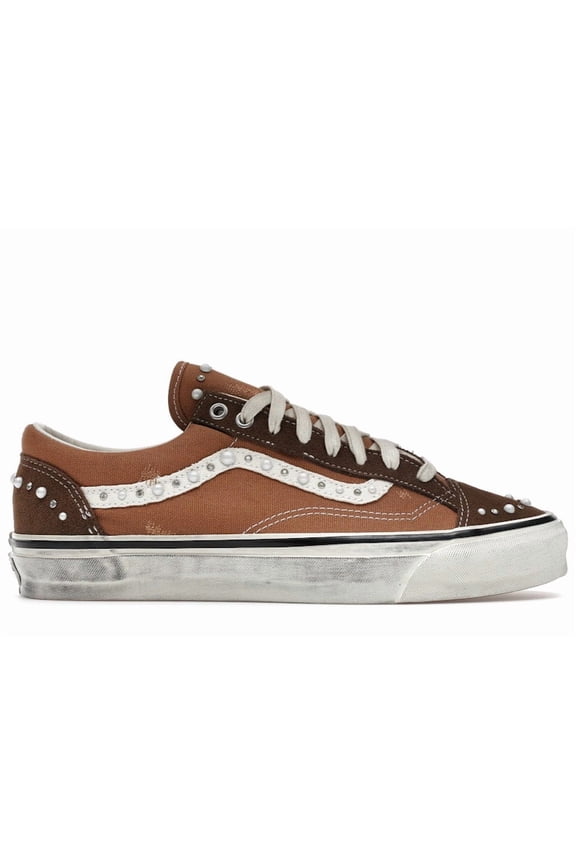 Men's LX Old Skool 36 Pearlized Pack Vintage Cocoa Brown Skateboarding Shoes, from StockX