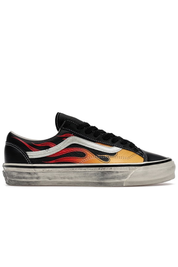 Men's LX Old Skool Archive Flame Black Skateboarding Shoes, from StockX
