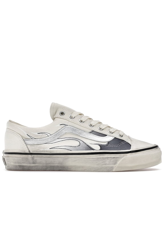 Men's LX Old Skool Archive Flame White Skateboarding Shoes, from StockX
