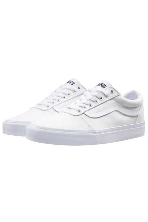 Men's Low-Top Trainers Sneaker, Canvas White White, 9