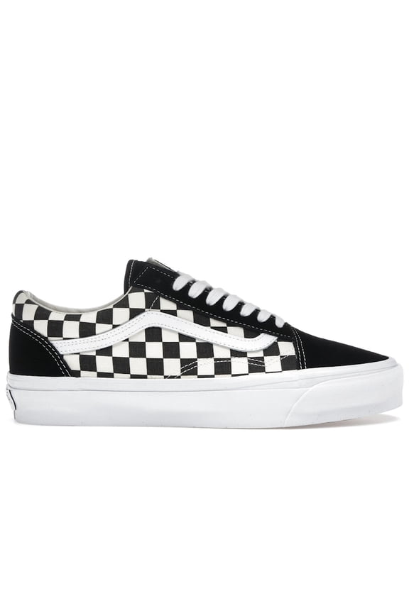 Men's Old Skool 36 LX Checkerboard White Black Shoes, from StockX