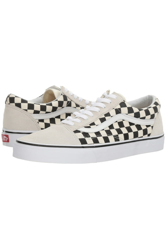 Men's Old Skool Sneaker, Checkerboard/Off White/Black, Size 7