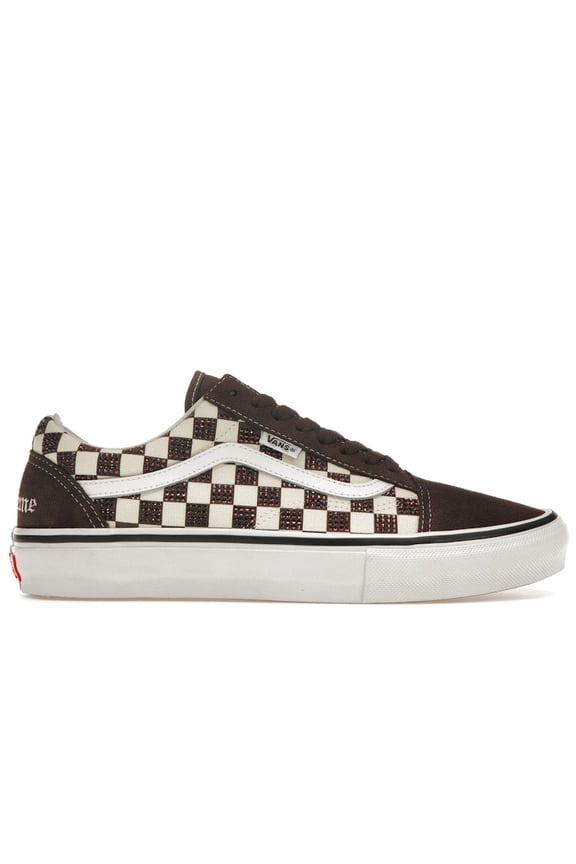 Men's Old Skool Supreme Swarovski Brown Skateboarding Shoes, from StockX