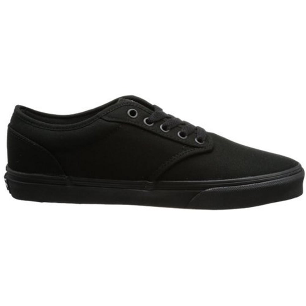 Vans Men's VANS ATWOOD (CANVAS) SKATE SHOES 9.5 Men US (BLACK/BLACK)