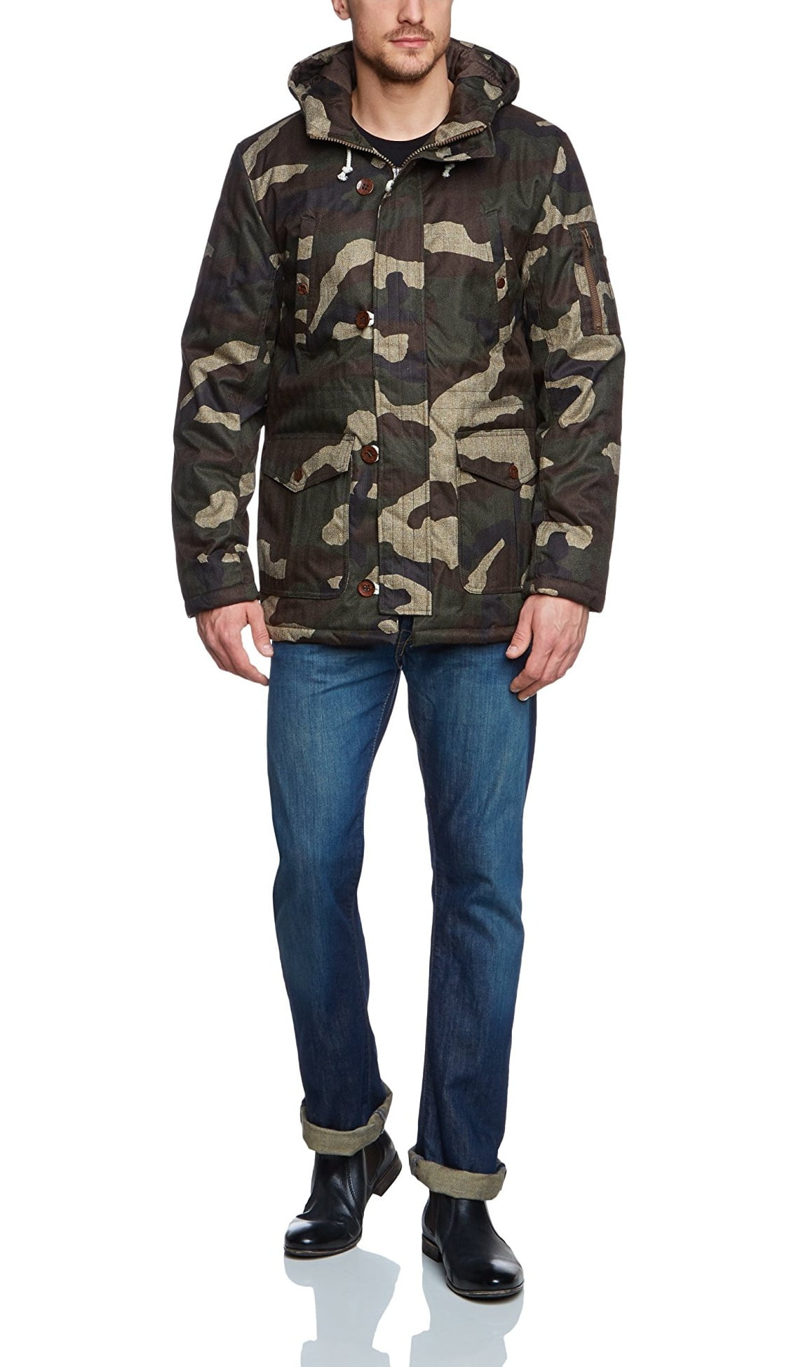 Vans Men's Winter Camouflage Small Winter Jacket Coat - Walmart.com