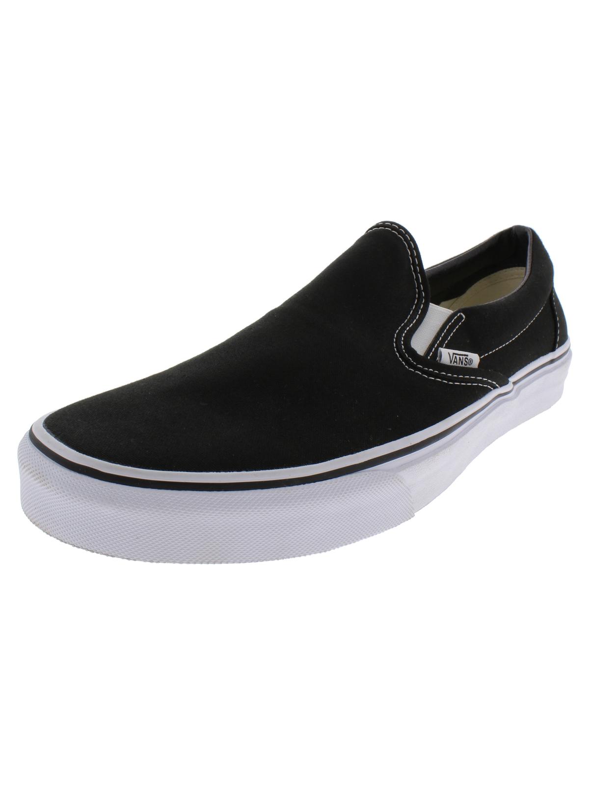 Vans Mens Classic Slip-On Canvas Low Top Casual Shoes Black 13 Medium (D) - image 1 of 2