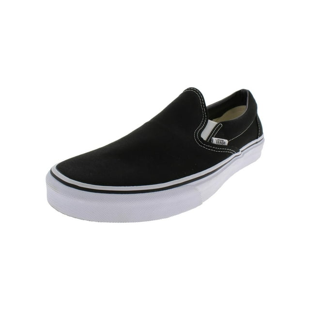 Vans Mens Classic Slip-On Canvas Low Top Casual Shoes Black 13 Medium (D)