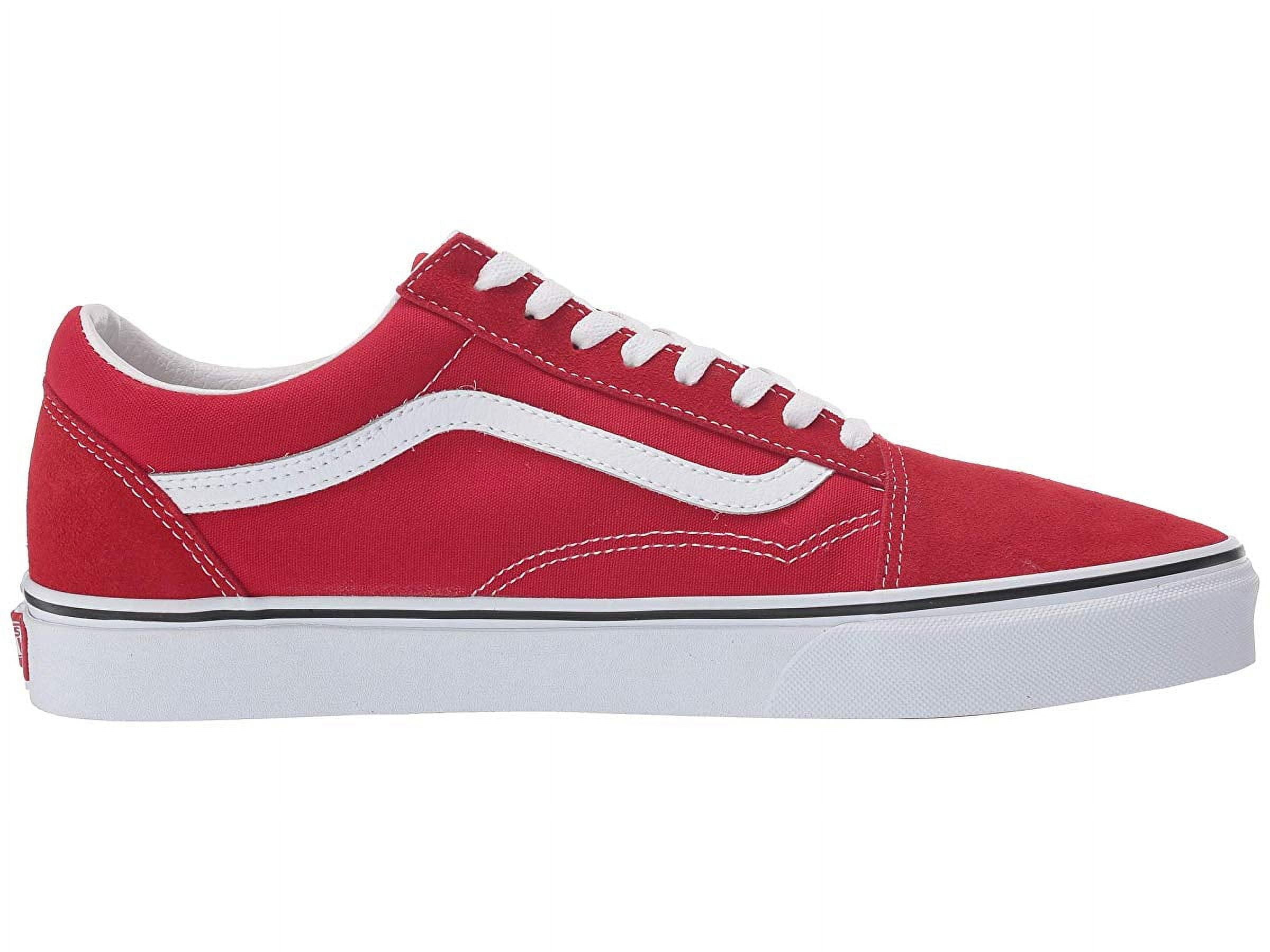 ☆VANS☆ Old School Racing Red White VN0A4BV5JV61 Vans Old Skool VN0A4BV5JV6 Men's Red & White Low Top