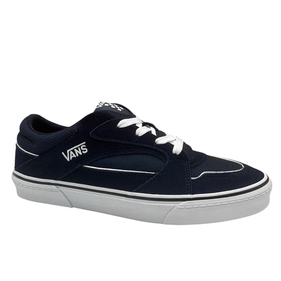 Vans Mens Colson Retro Throwback Suede Sneaker Size 10.5 Navy Blue-White Low Top