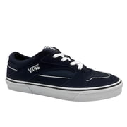 Vans Mens Colson Retro Throwback Suede Sneaker Size 11 Navy Blue-White Low Top