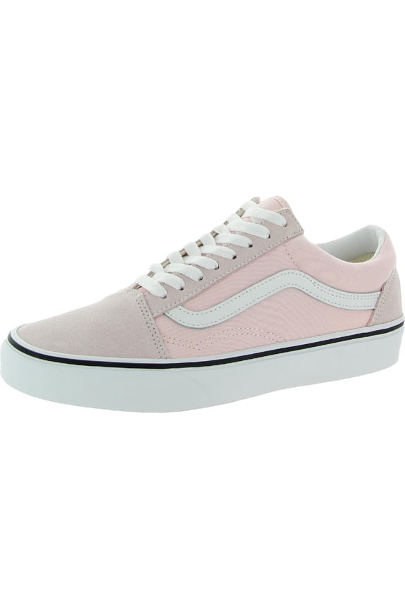 Mens Old Skool Printed Fashion Sneakers Pink 7.5 Medium D