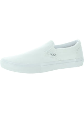 Plain white slip on canvas shoes outlet