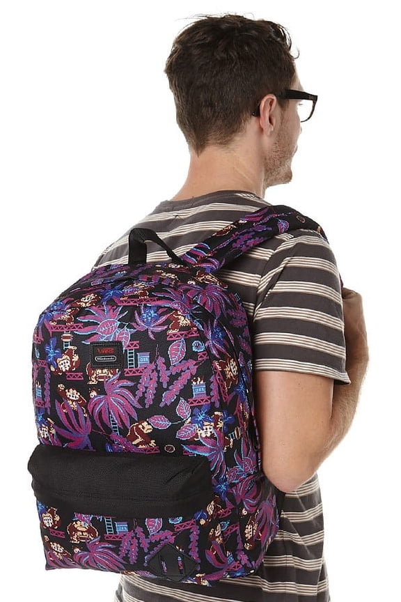 Off The Wall Men's Old Skool II Nintendo Donkey Kong Backpack Bag