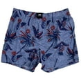 thumbnail image 1 of Vans Off The Wall Men's Old Skool Tropical Woven Boxer Underwear Shorts (Small (28-29), Blue), 1 of 1