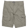 thumbnail image 1 of Vans Off The Wall Men's Streamer Ripstop Cargo Shorts (34, Khaki), 1 of 2