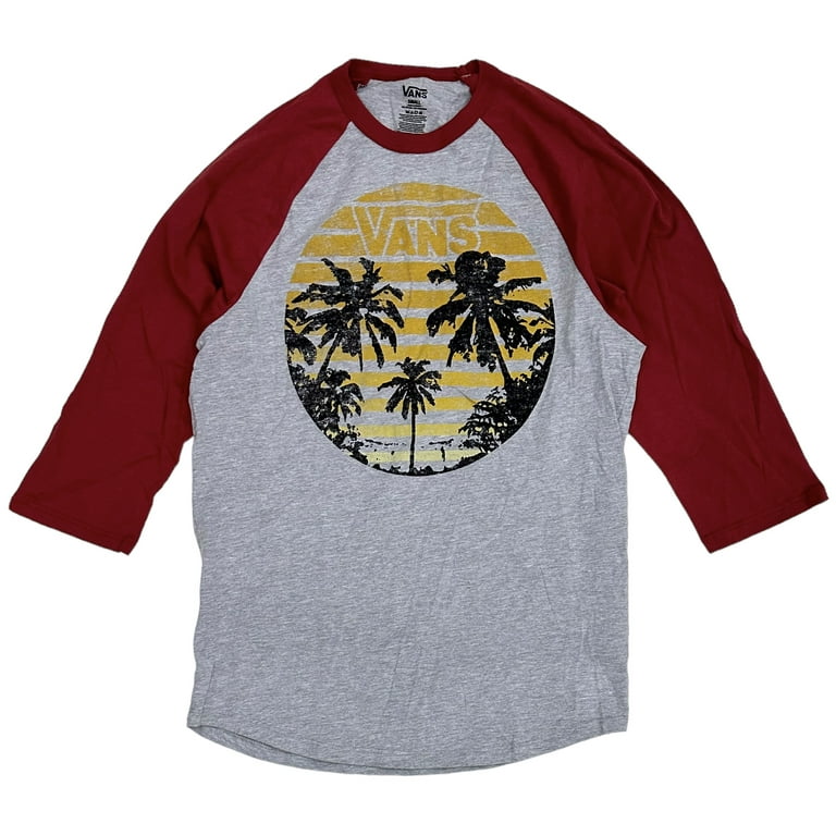 Vans Off The Wall Men's Sundowner Retro Vintage 3/4 Raglan