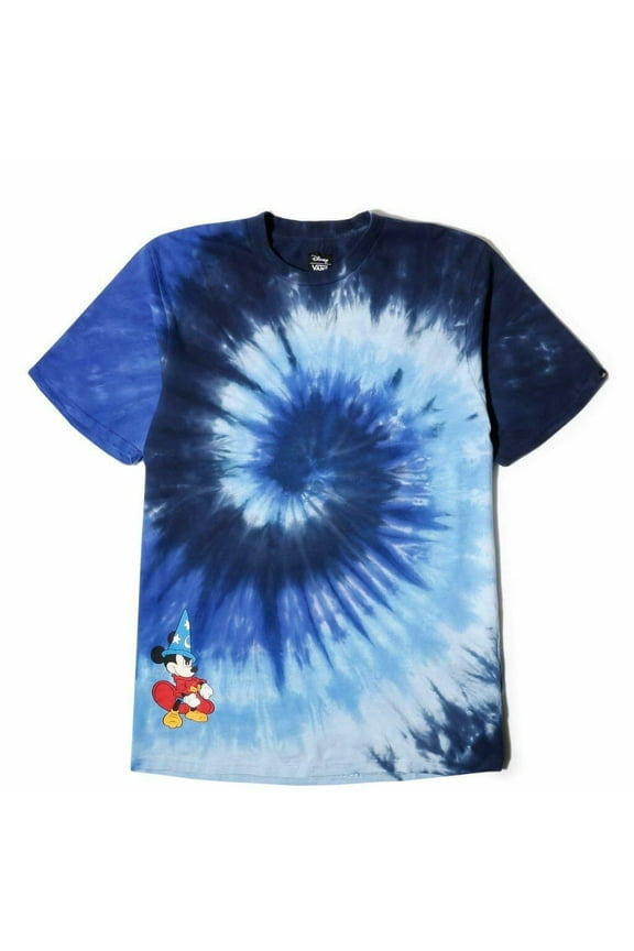 Off The Wall Men's X Disney Mickey's 90th Fantasia Tye Die Tee T-Shirt (Small)
