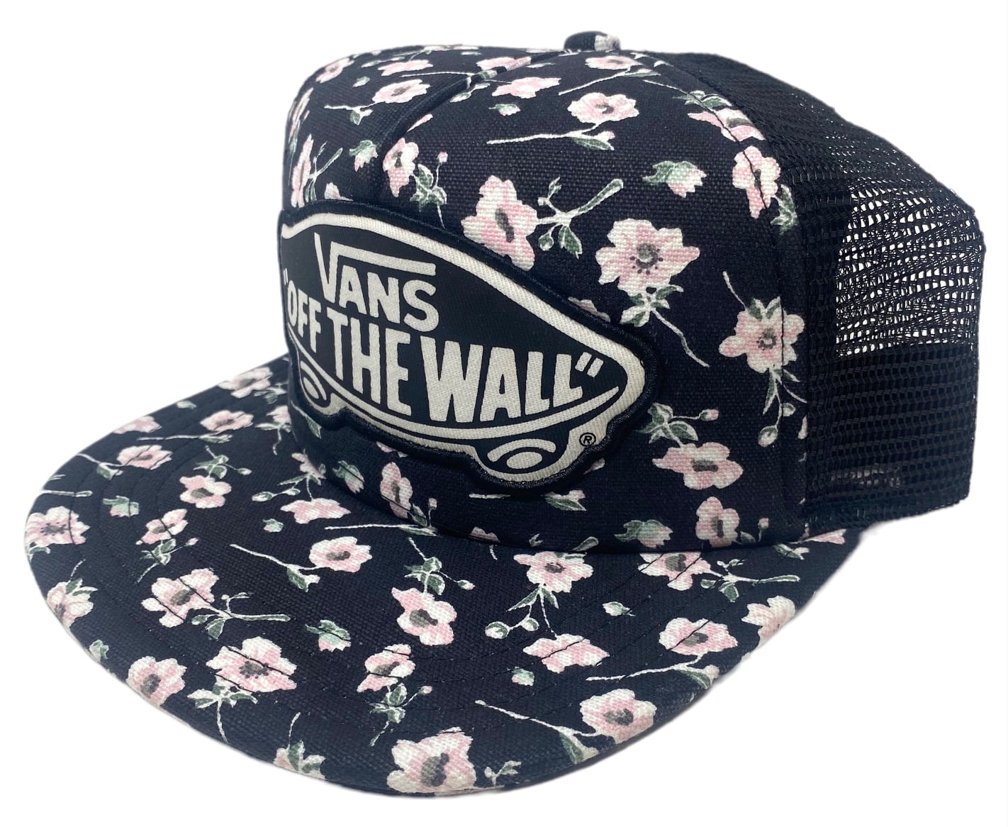 【VANS】VANS X THEMUSEUMVISITOR FLORAL TRUCKER HAT (BLACK) VANS】VANS X THEMUSEUMVISITOR FLORAL TRUCKER HAT (BLACK