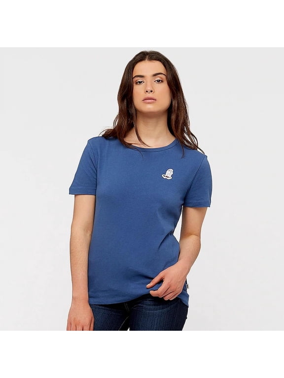 Off The Wall Women's X Peanuts Snoopy Skate Tee T-Shirt - True Navy (Small)