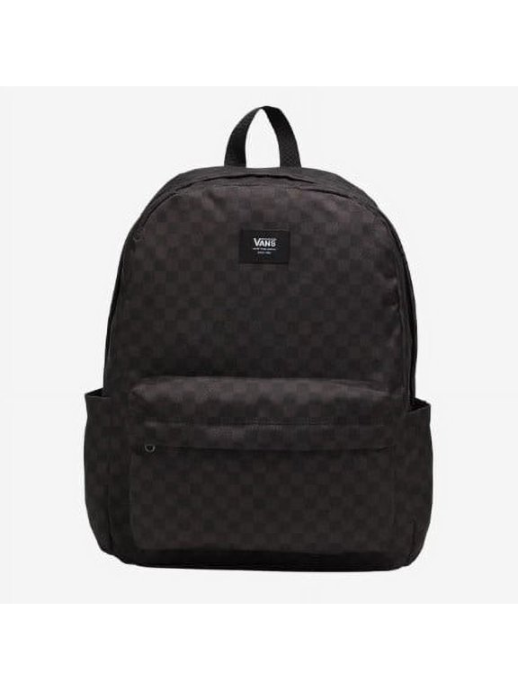 Old Skool Check Backpack Black School Bag