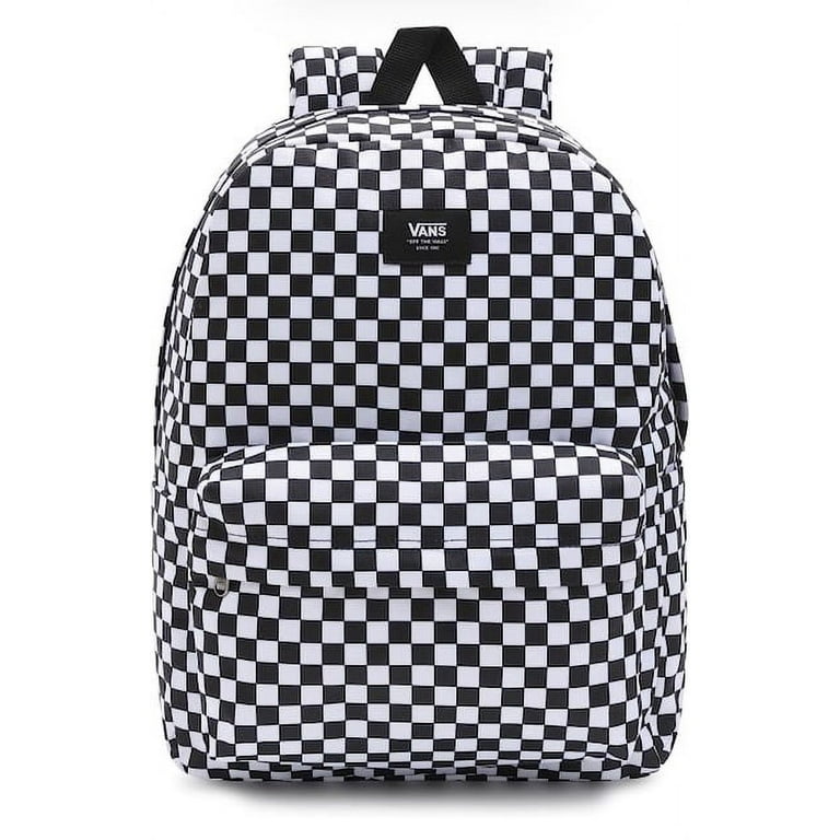 Skool Backpack Black/White H2 Old Checkered Vans OS