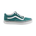 thumbnail image 1 of Vans Old Skool Men's Shoes Check Foxing/Quetzal Green/True White vn0a38g1-vr0, 1 of 6