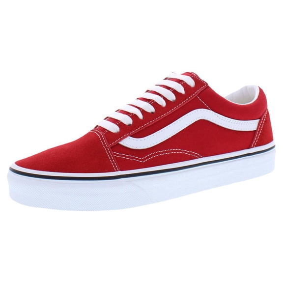 Vans Old Skool Unisex Shoes Size 6.5, Color: Racing Red/True White