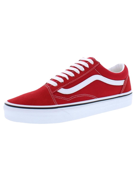 Old Skool Unisex Shoes Size 6.5, Color: Racing Red/True White