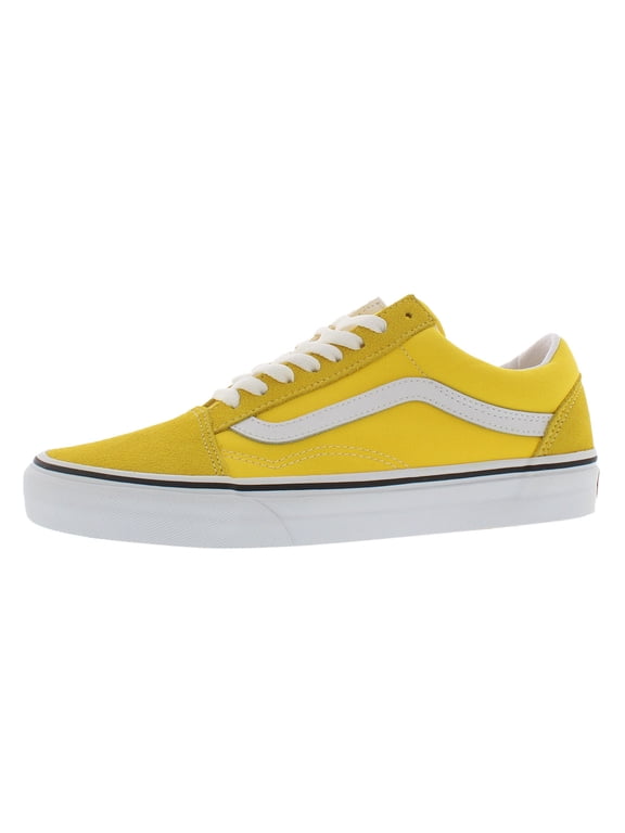Old Skool Unisex Shoes Mens 6.5/ Womens 8, Color: Cyber Yellow/White