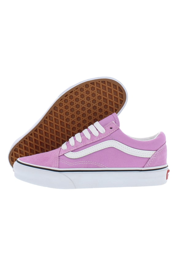 Old Skool Unisex Shoes Size 4.5, Color: Orchid/True White