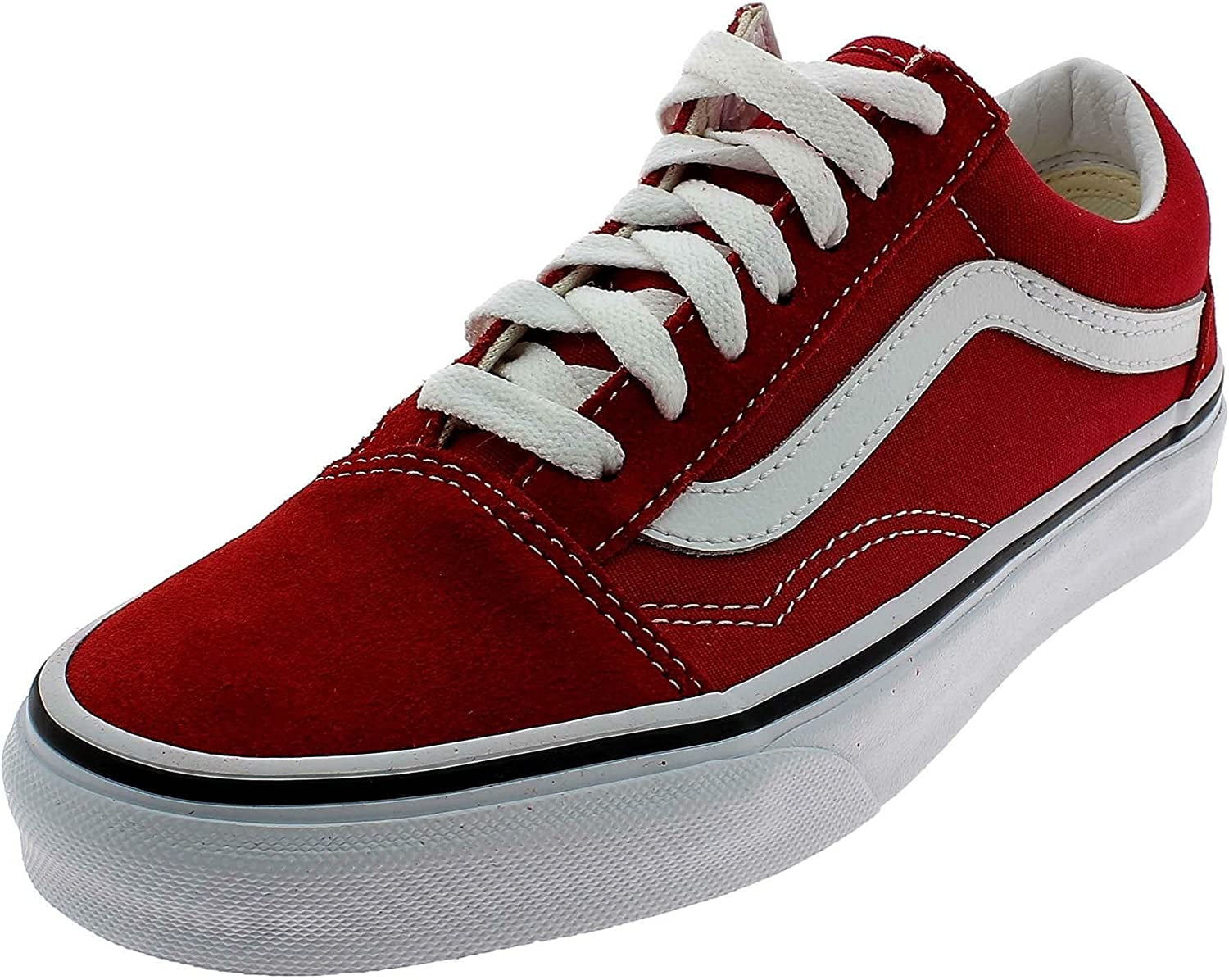 スニーカー VANS Men Sneakers Red VN0A4BV5 JV61 Vans Old Skool VN0A4BV5JV6 Men's Red & White Low Top