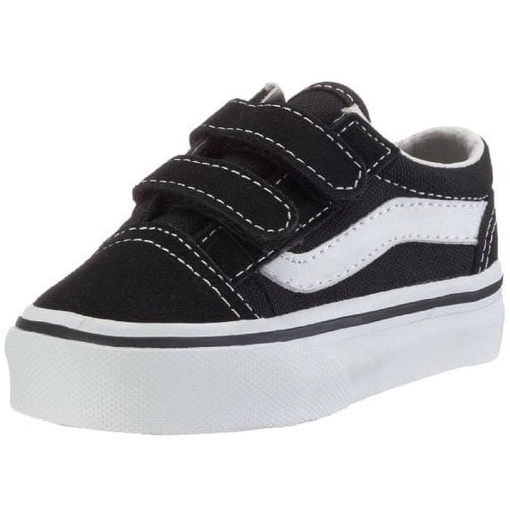 Vans Old Skool V Casual Baby Boys Shoes Size 8, Color: Black/White