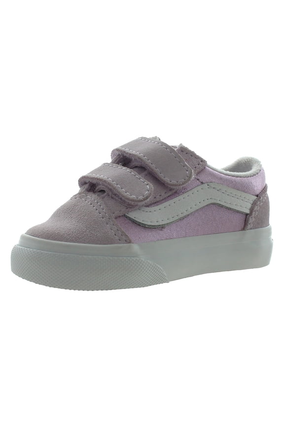 Old Skool V Infant/Toddler Shoes Size 9, Color: Metallic Lavander