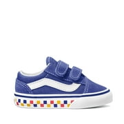 Vans Old Skool V Unisex/Toddler shoe size Toddler 3  Athletics VN0A38JNWKL ((Tri Checkerboard) Royal Blue/True White)
