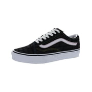 Vans Old Skool Women's Suede Embossed Print Low Top Sneakers Black Size 10